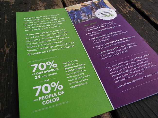 SAP trifold